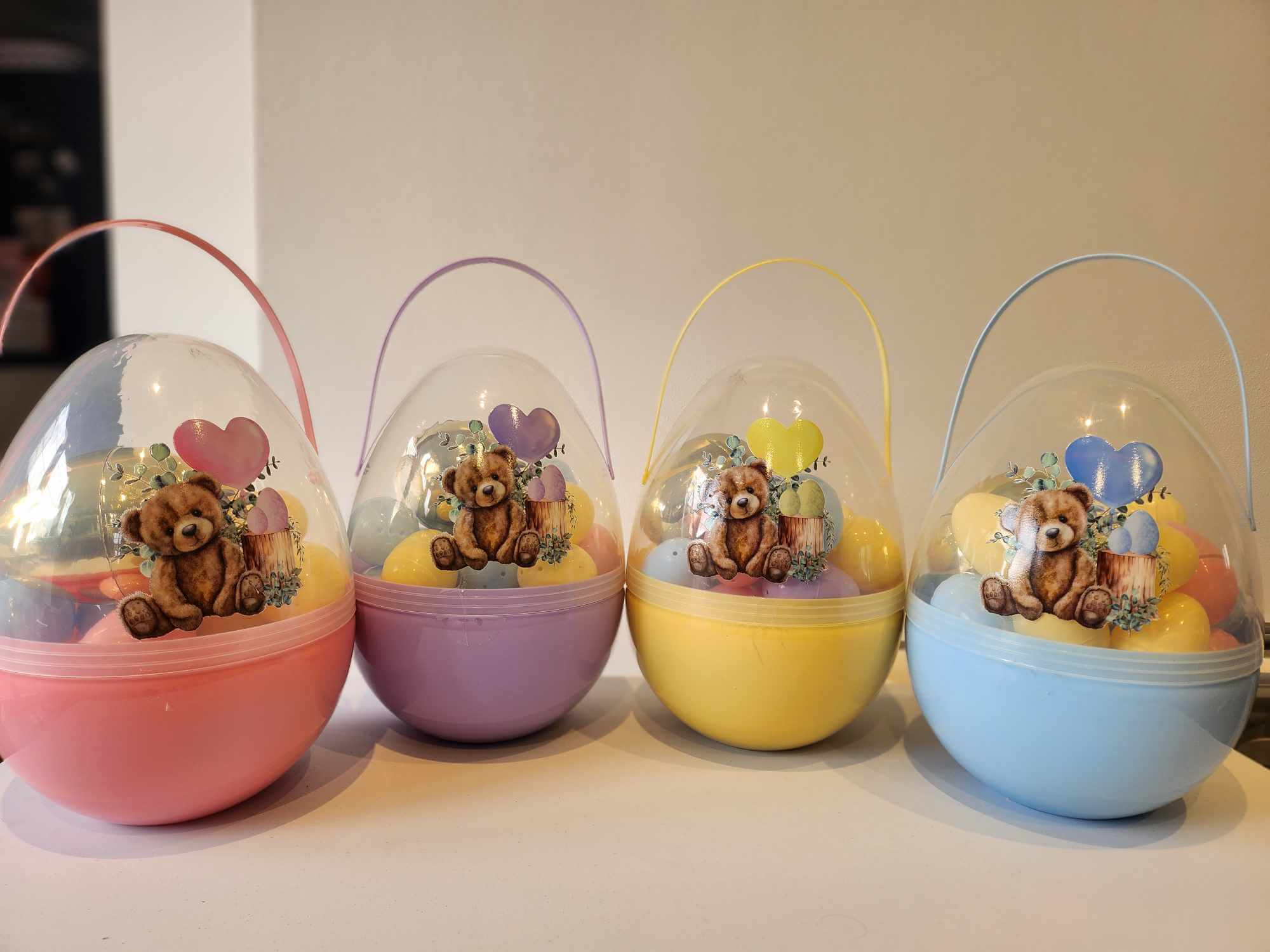 Large Fillable Easter Egg Blue Unique Treasures 4 U Large fillable easter egg blue unique treasures 4 u