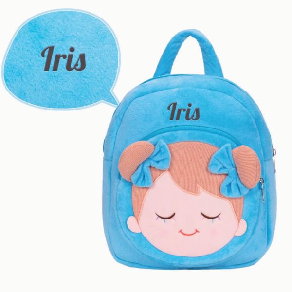Personalised Blue Backpack